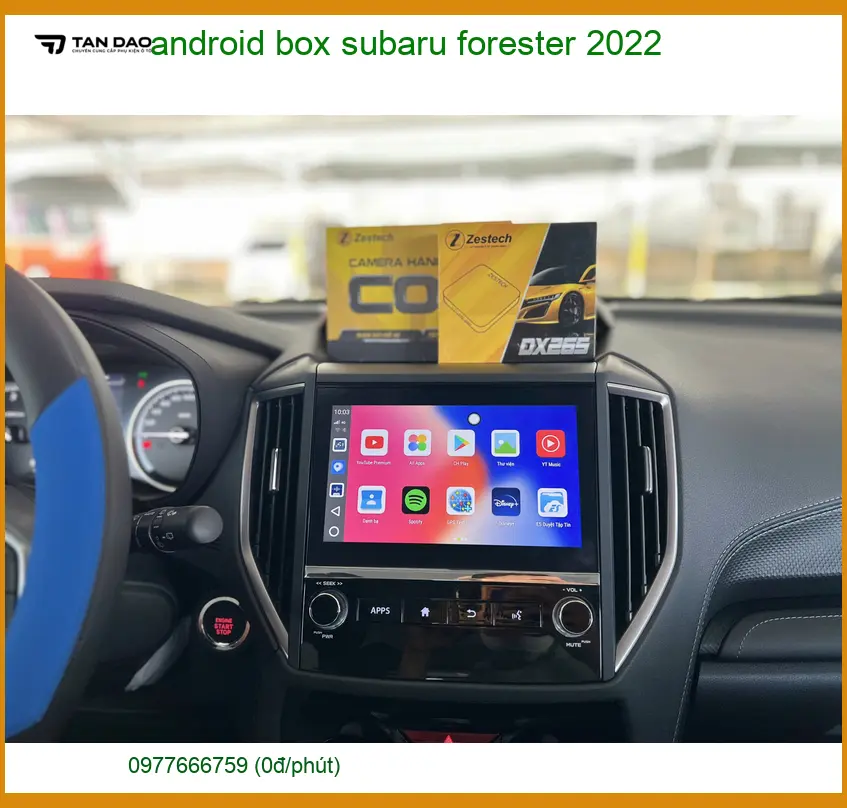 Android Box Subaru Forester 2022 - Trung Tâm Lắp Đặt Uy Tín TPHCM