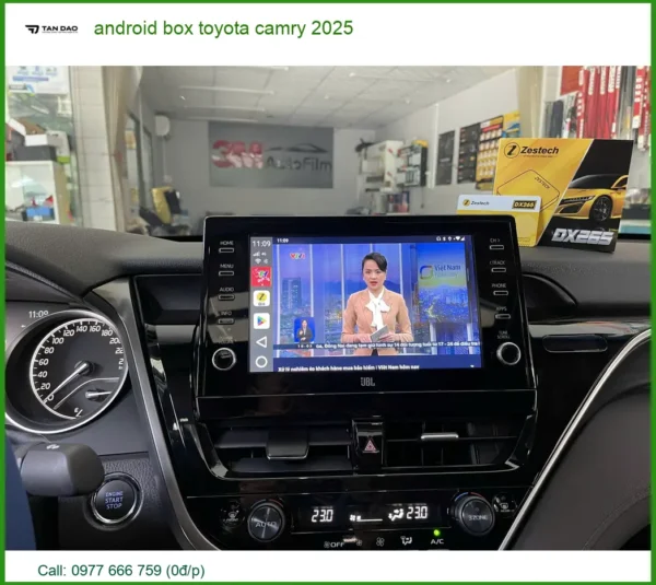Android Box Toyota Camry 2025 - Địa Chỉ Lắp Đặt Chính Hãng Uy Tín TPHCM