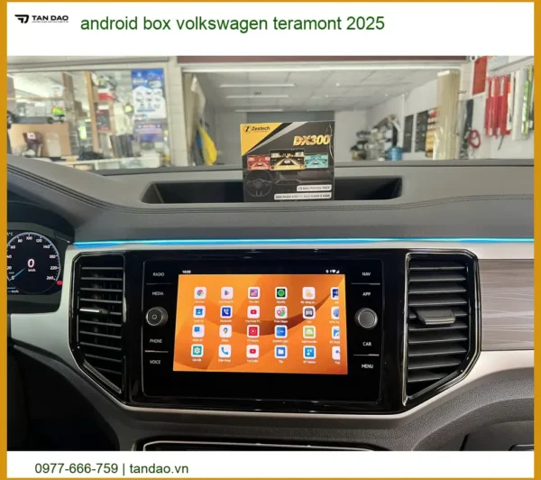 Android Box Volkswagen Teramont 2025 - Trung Tâm Lắp Đặt Chính Hãng TPHCM