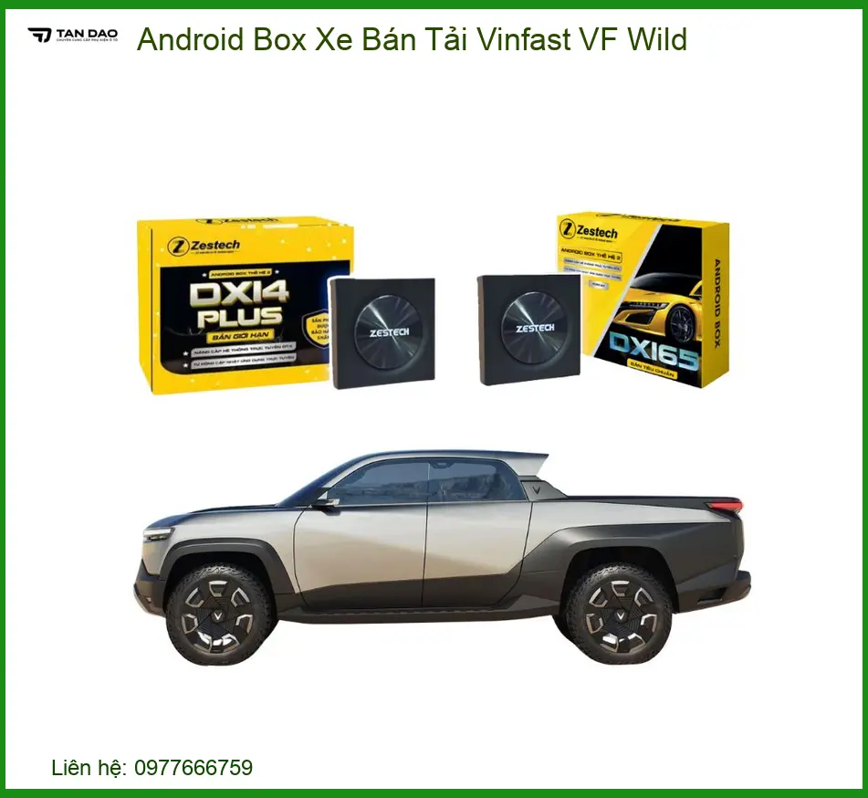 Android Box Xe Bán Tải Vinfast VF Wild - Địa Chỉ Lắp Đặt Uy Tín TPHCM