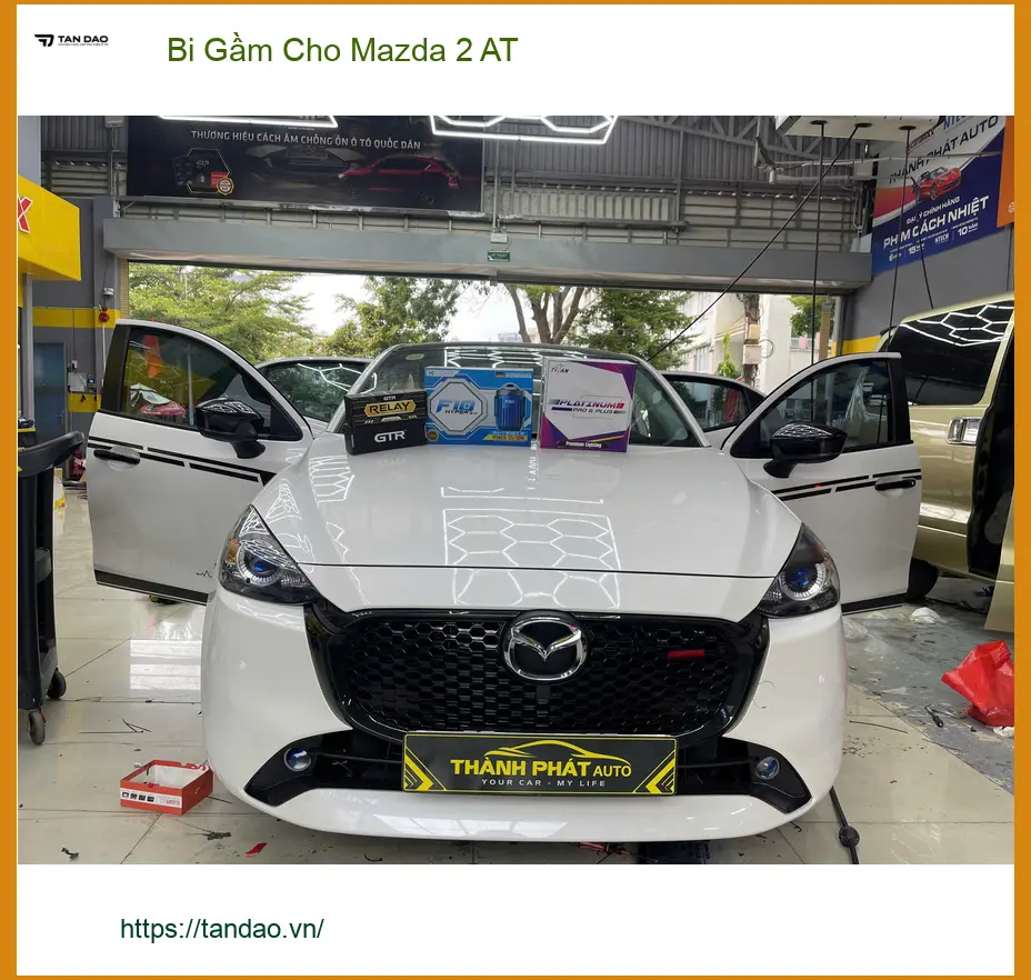 Anh Quang độ Bi Gầm cho Mazda 2 AT tại Quận 9 vì đèn zin quá yếu khi mưa lớn ảnh thực tế 5