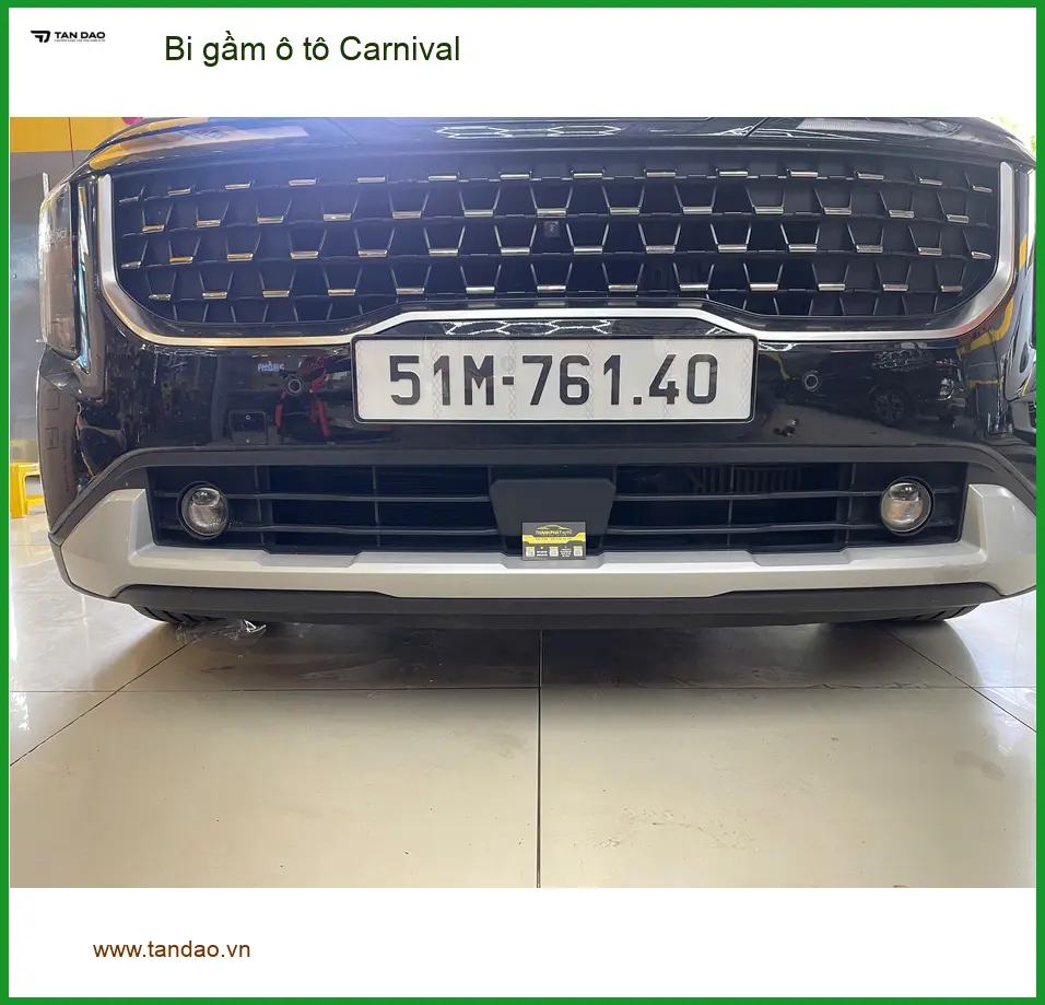 Anh Khang độ bi gầm cho Kia Carnival tại Quận 9 để tăng cường tầm nhìn ban đêm ảnh thực tế 2