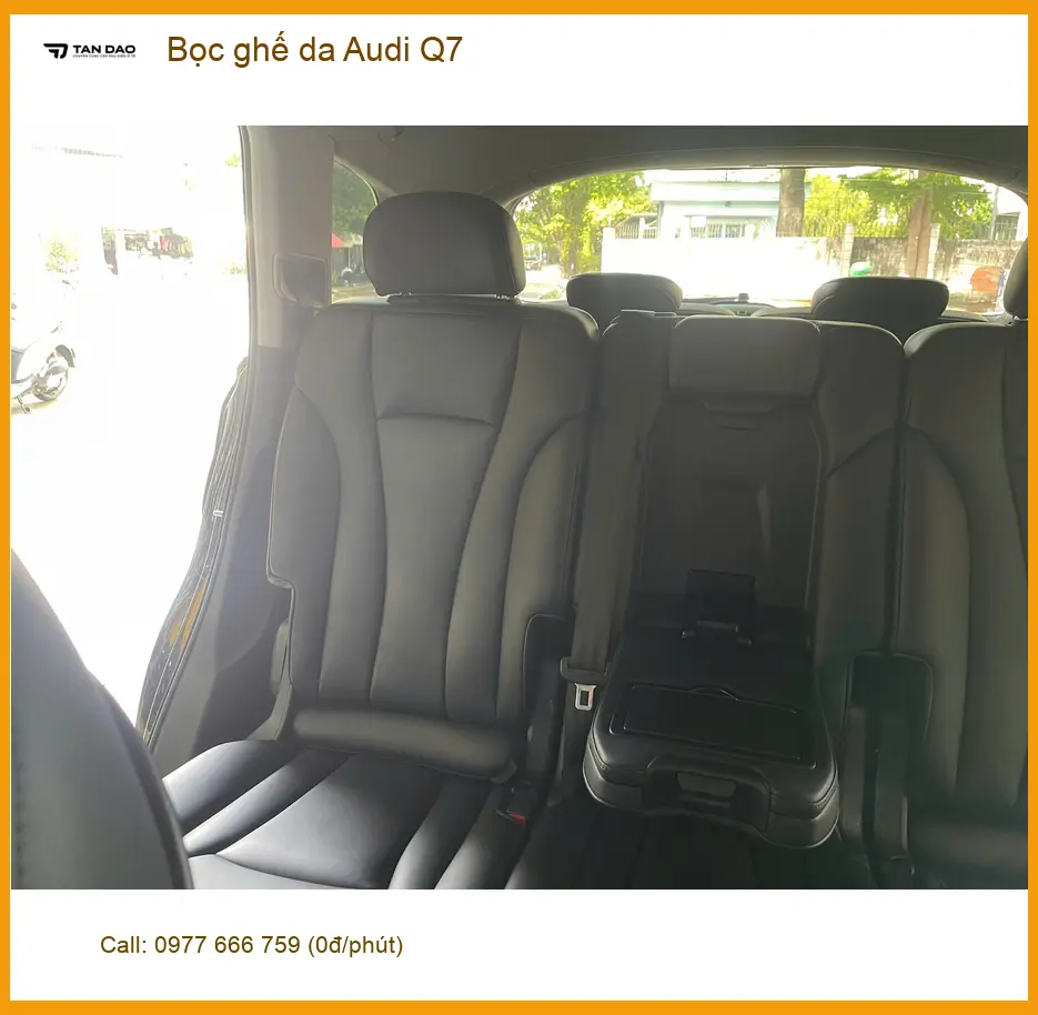 Chị Ánh Tuyết bọc ghế da Audi Q7 tại Quận 9 để nâng tầm không gian nội thất ảnh thực tế 2