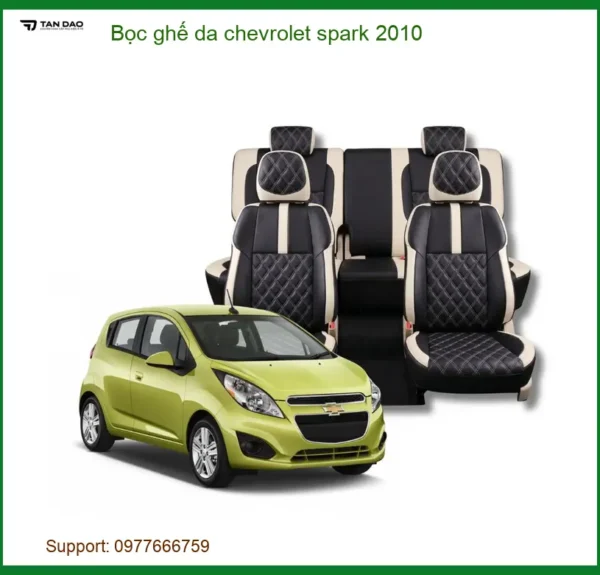 Bọc Ghế Da Chevrolet Spark 2010 - Địa Chỉ Lắp Đặt Chính Hãng TPHCM
