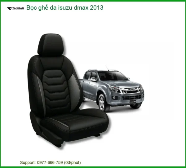 Bọc Ghế Da Isuzu Dmax 2013 - Địa Chỉ Lắp Đặt Chính Hãng Giá Tốt Nhất TPHCM