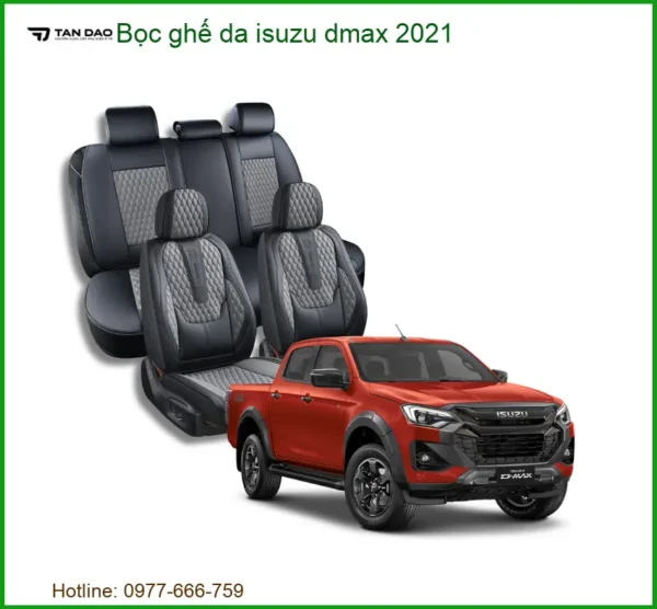 Bọc Ghế Da Isuzu Dmax 2021 - Địa Chỉ Nâng Cấp Cao Cấp TPHCM