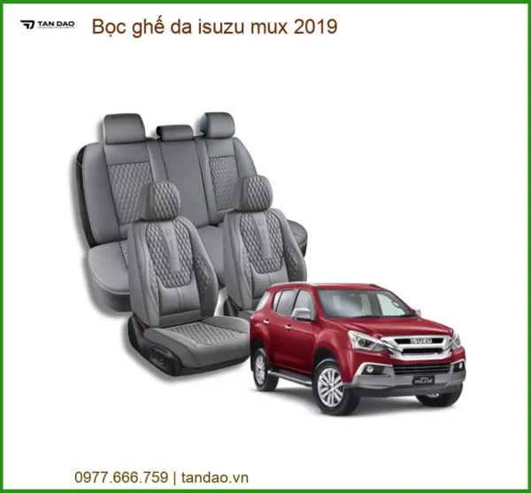 Bọc Ghế Da Isuzu Mu-X 2019 - Trung Tâm Lắp Đặt Uy Tín TPHCM