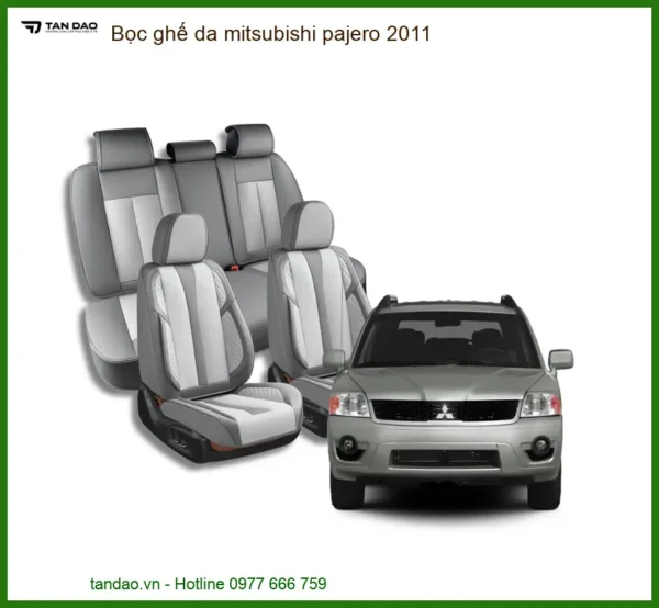 Bọc Ghế Da Mitsubishi Pajero 2011 - Địa Chỉ Lắp Đặt Uy Tín TPHCM