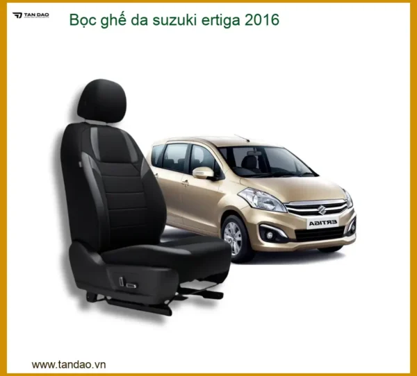 Bọc Ghế Da Cao Cấp Cho Suzuki Ertiga 2016 - Địa Chỉ Lắp Đặt Uy Tín TPHCM