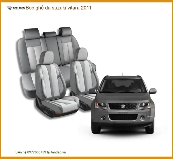 Bộ Bọc Ghế Da Cao Cấp Suzuki Vitara 2011 - Địa Chỉ Lắp Đặt Chính Hãng TPHCM