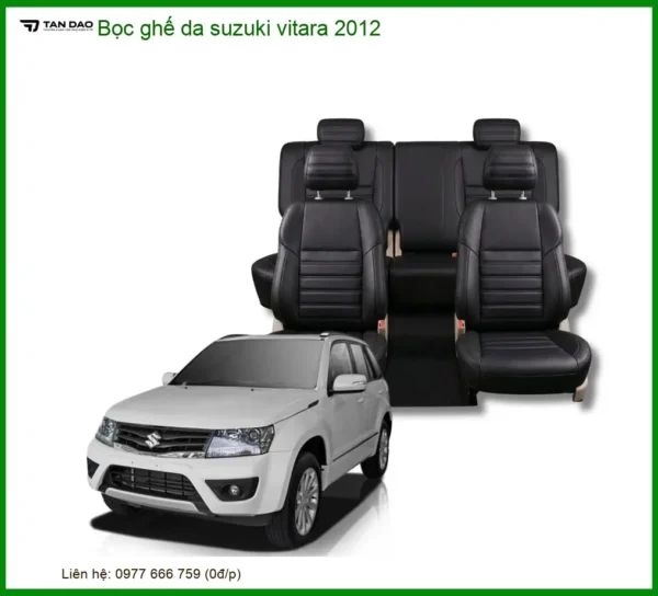 Bọc Ghế Da Suzuki Vitara 2012 - Trung Tâm Lắp Đặt Uy Tín TPHCM