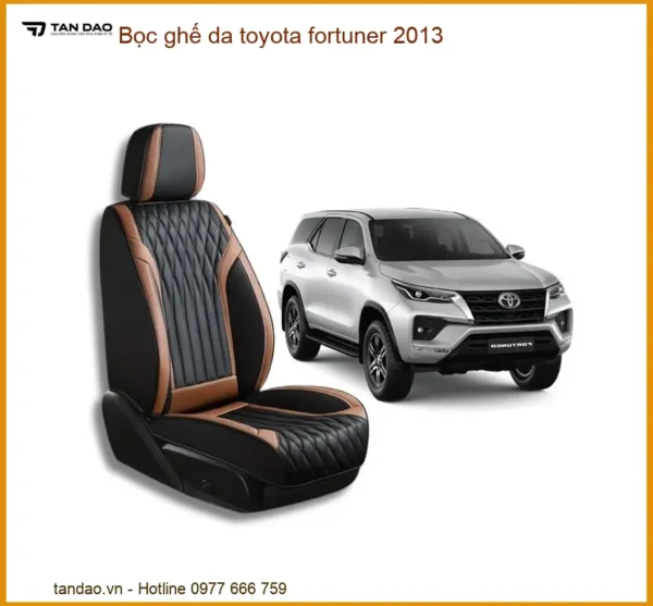 Bọc Ghế Da Xe Toyota Fortuner 2013 - Địa Chỉ Lắp Đặt Chính Hãng Giá Tốt TPHCM