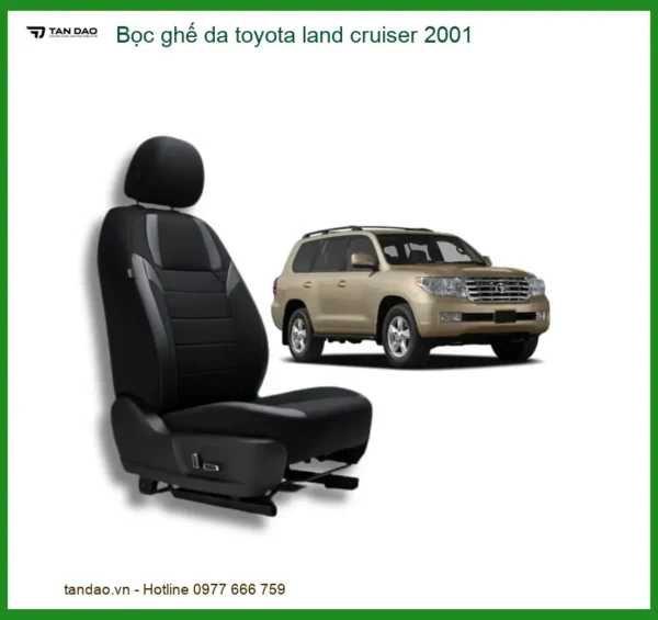 Bọc Ghế Da Toyota Land Cruiser 2001 - Trung Tâm Lắp Đặt Uy Tín TPHCM