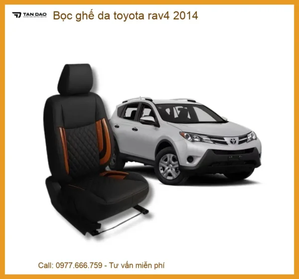 Bọc Ghế Da Toyota RAV4 2014 - Địa Chỉ Lắp Đặt Uy Tín TPHCM