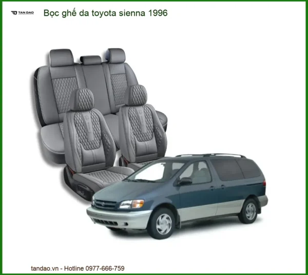 Dịch Vụ Bọc Ghế Da Cao Cấp Toyota Sienna 1996 - Trung Tâm Lắp Đặt Uy Tín TPHCM