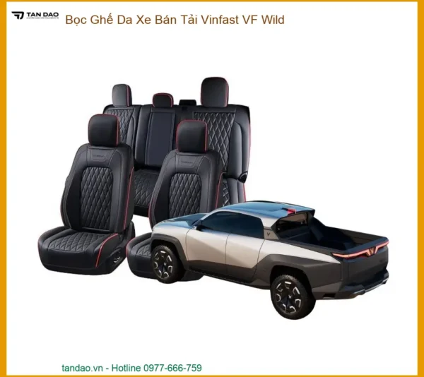 Bọc Ghế Da Xe Bán Tải Vinfast VF Wild - Trung Tâm Lắp Đặt Uy Tín TPHCM