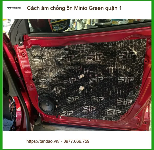Nơi Lắp Cách Âm Chống Ồn Ô Tô Minio Green quận 1 - Giá Tốt TPHCM