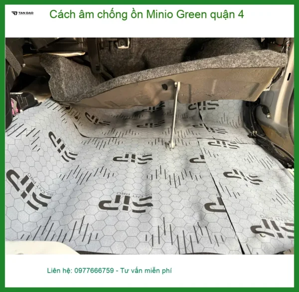 Dịch Vụ Thi Công Cách Âm Chống Ồn Ô Tô Minio Green Quận 4 - Giá Tốt TPHCM