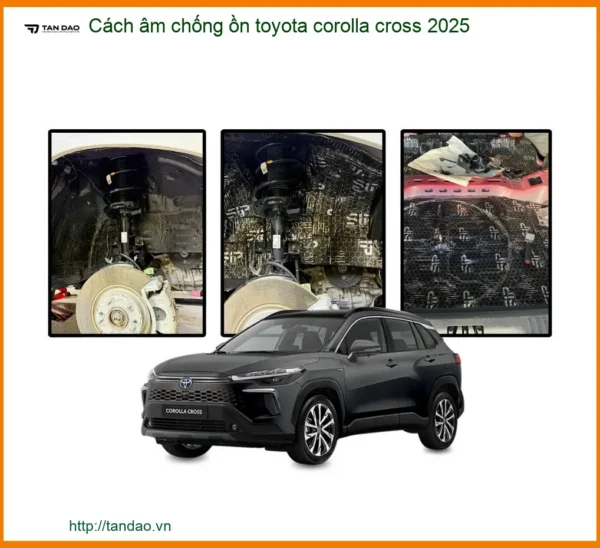 Cách âm chống ồn Toyota Corolla Cross 2025 - Trung Tâm Lắp Đặt Uy Tín TPHCM