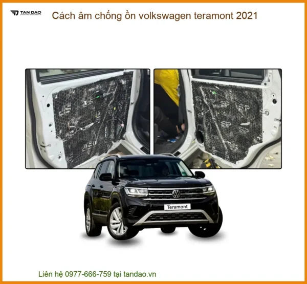 Cách âm chống ồn Volkswagen Teramont 2021 - Trung Tâm Lắp Đặt Uy Tín TPHCM