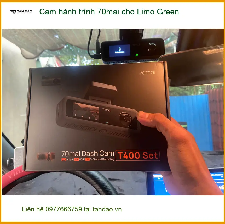 Anh Khải lắp cam hành trình 70mai cho Limo Green tại Quận 12 cần bằng chứng ảnh thực tế 3