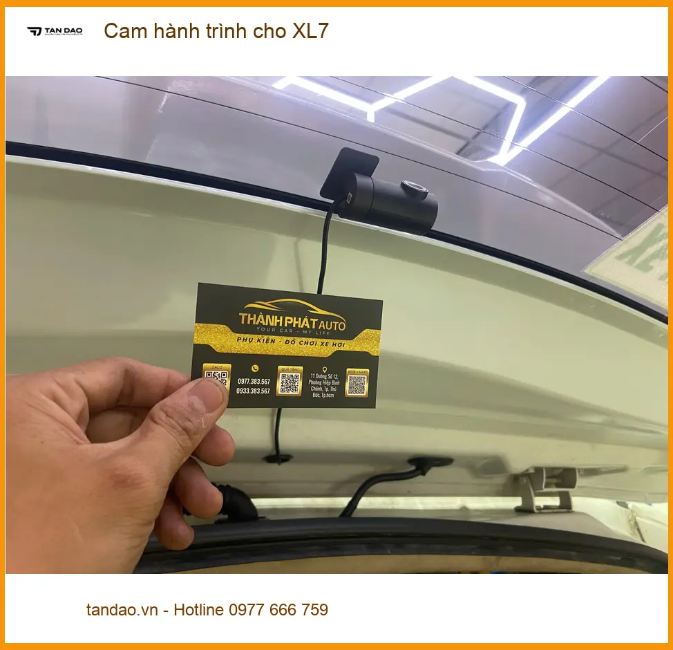 Chị Thư gắn cam hành trình cho XL7 ở Quận 12 để bảo vệ quyền lợi khi gặp sự cố ảnh thực tế 3