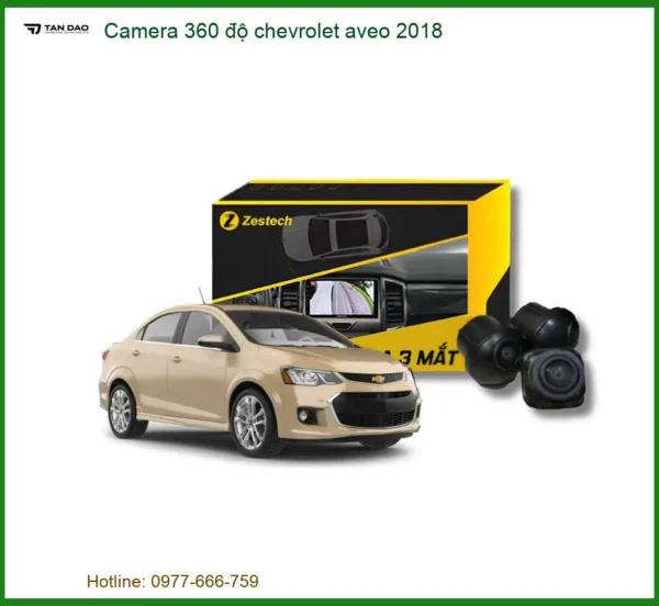 Camera 360 độ Chevrolet Aveo 2018 - Địa Chỉ Lắp Đặt Uy Tín TPHCM