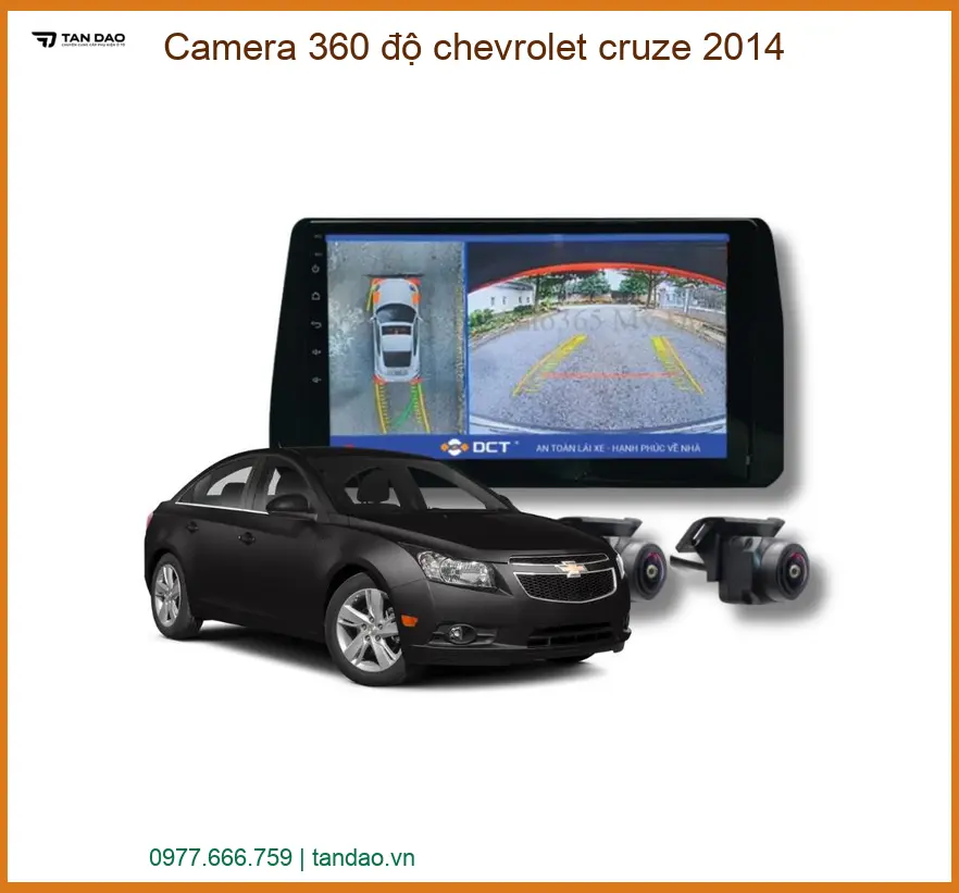 Camera 360 độ Chevrolet Cruze 2014 - Trung Tâm Lắp Đặt Uy Tín TPHCM