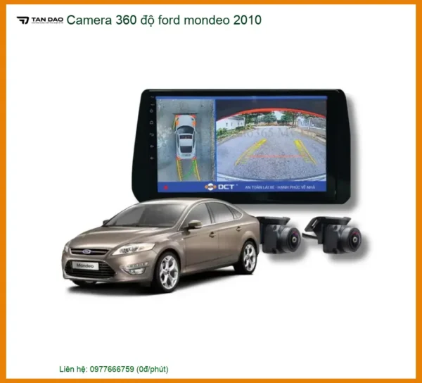 Camera 360 độ cho Ford Mondeo 2010 - Trung Tâm Thi Công Chính Hãng TPHCM