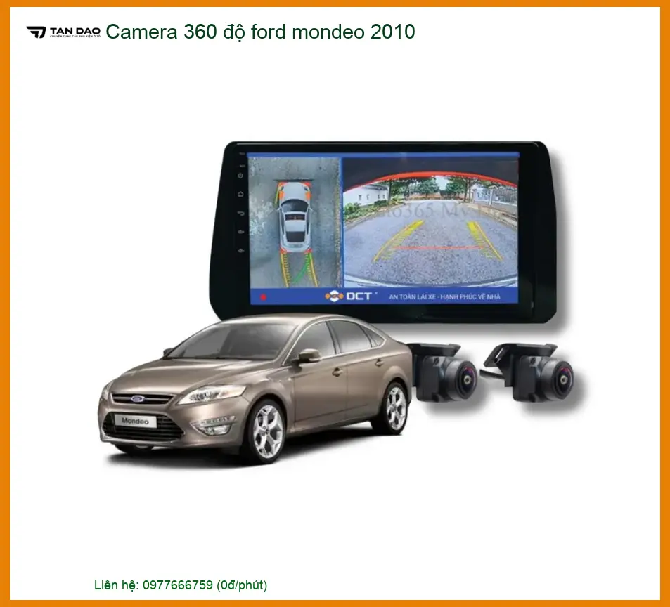 Camera 360 độ cho Ford Mondeo 2010 - Trung Tâm Thi Công Chính Hãng TPHCM