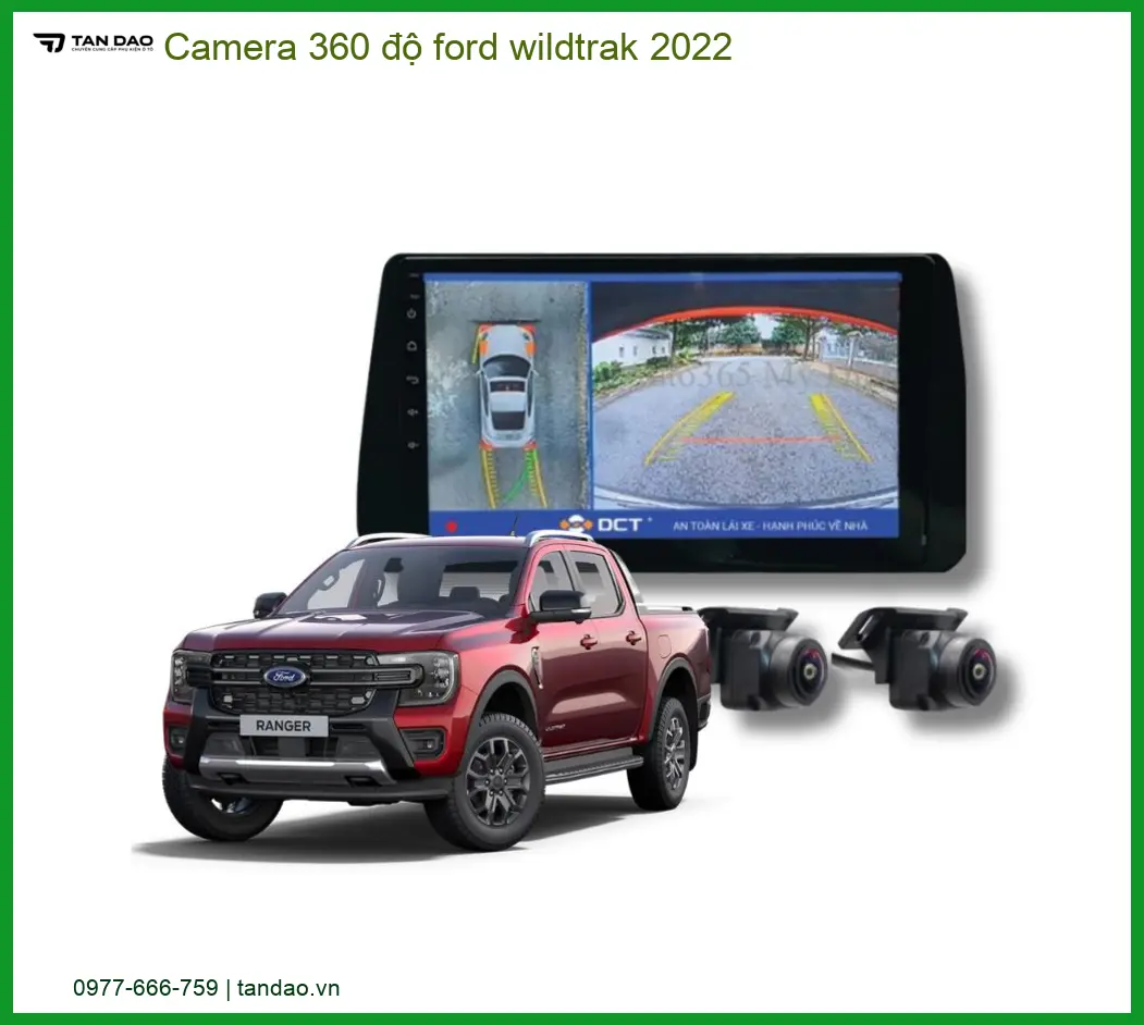 Camera 360 độ Ford Wildtrak 2022 - Trung Tâm Lắp Đặt Chính Hãng TPHCM