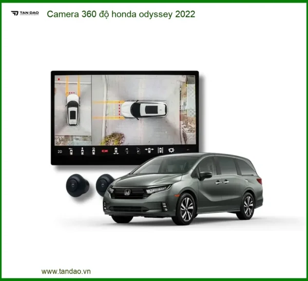 Camera 360 độ Honda Odyssey 2022 - Địa Chỉ Lắp Đặt Uy Tín TPHCM