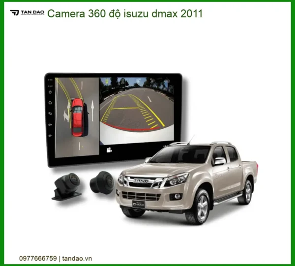 Camera 360 độ Isuzu Dmax 2011 - Trung Tâm Lắp Đặt Chính Hãng Giá Tốt TPHCM