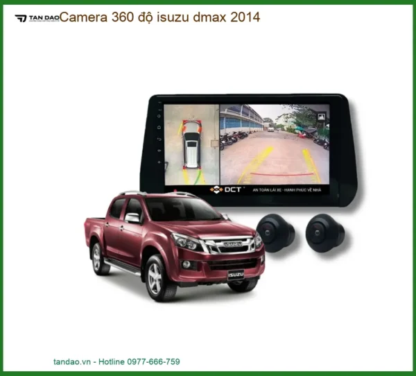 Camera 360 độ Isuzu Dmax 2014 - Địa Chỉ Lắp Đặt Uy Tín TPHCM