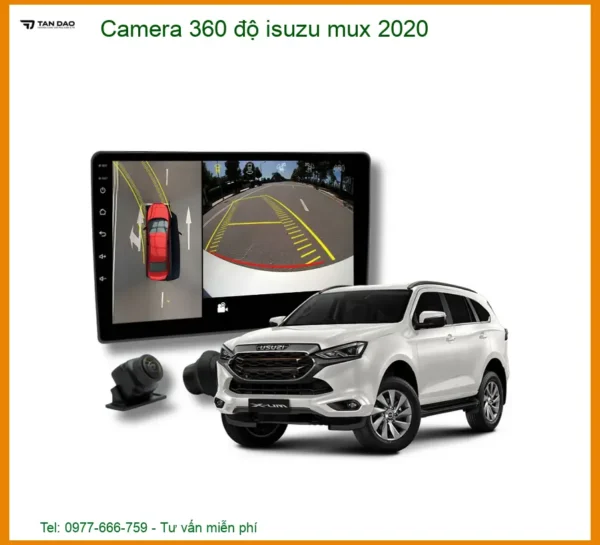 Camera 360 độ Isuzu MUX 2020 - Trung Tâm Chuyên Gắn Chính Hãng Giá Tốt TPHCM