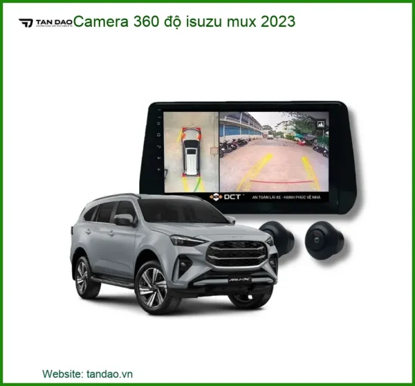 Camera 360 độ Isuzu MUX 2023 - Trung Tâm Lắp Đặt Chính Hãng TPHCM