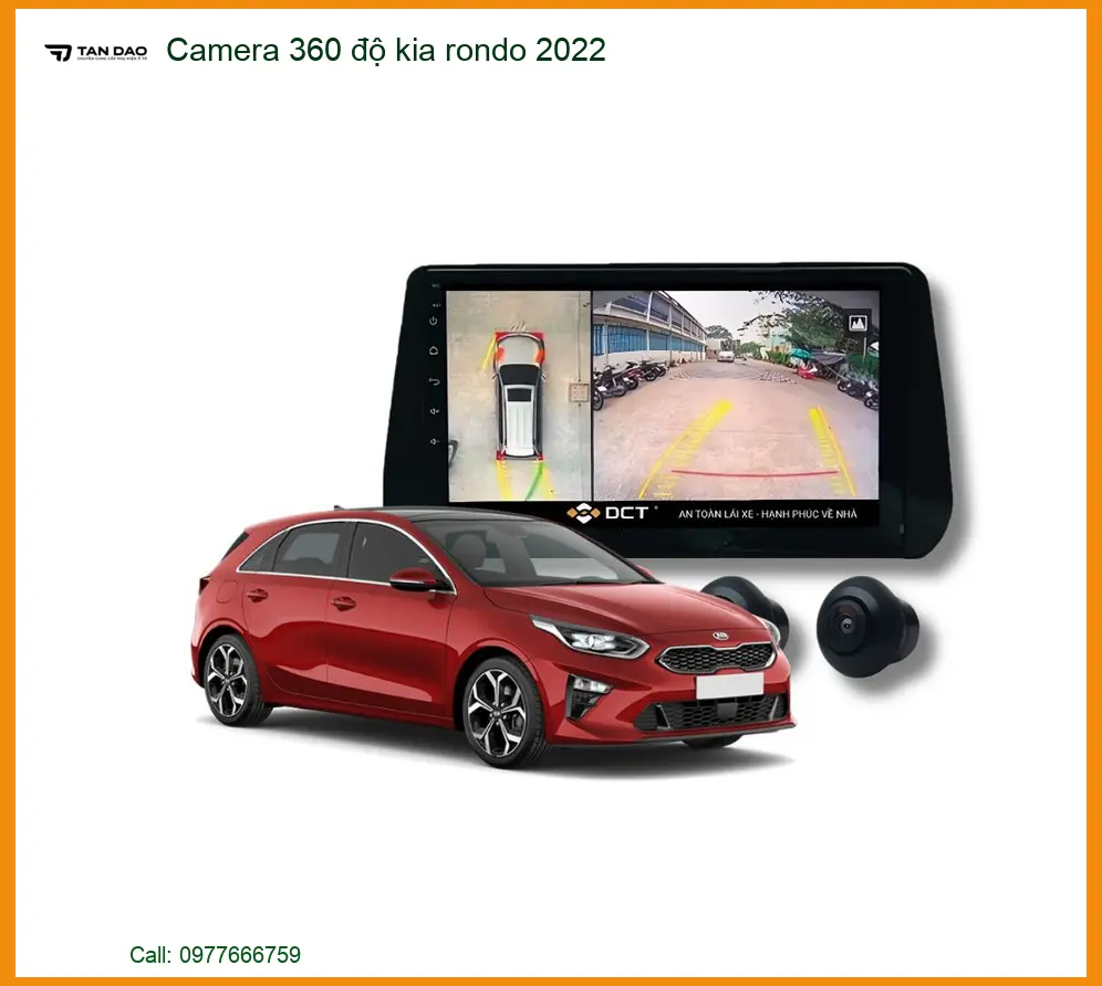 Camera 360 độ Kia Rondo 2022 - Trung Tâm Lắp Đặt Chính Hãng TPHCM