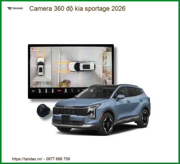 Camera 360 độ Kia Sportage 2026 - Địa Chỉ Lắp Đặt Chính Hãng TPHCM