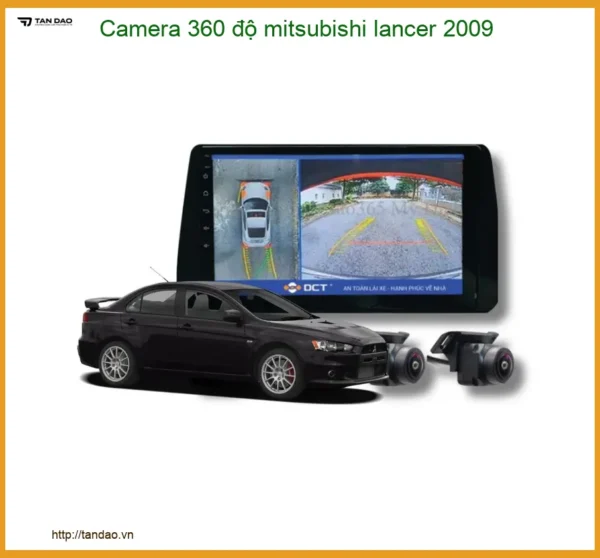 Camera 360 độ Mitsubishi Lancer 2009 - Trung Tâm Lắp Đặt Chính Hãng TPHCM