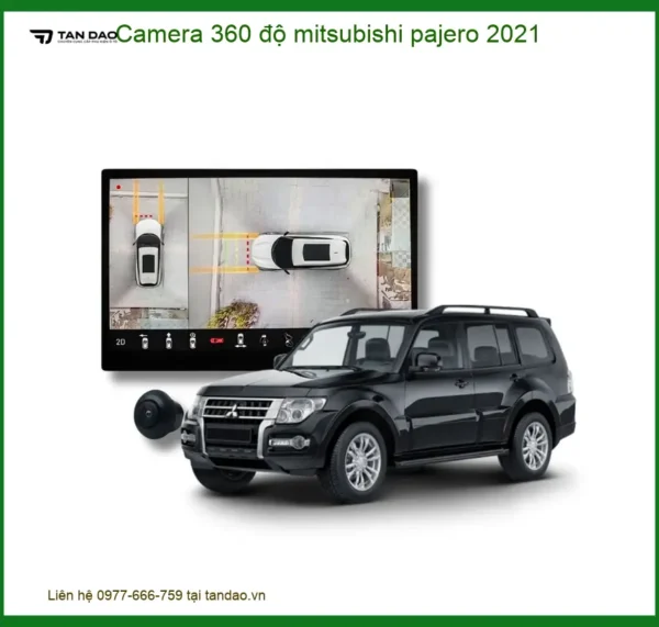 Camera 360 độ Mitsubishi Pajero 2021 - Trung Tâm Lắp Đặt Uy Tín TPHCM
