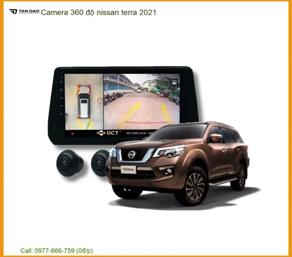 Camera 360 độ Nissan Terra 2021 - Địa Chỉ Lắp Đặt Chính Hãng TPHCM