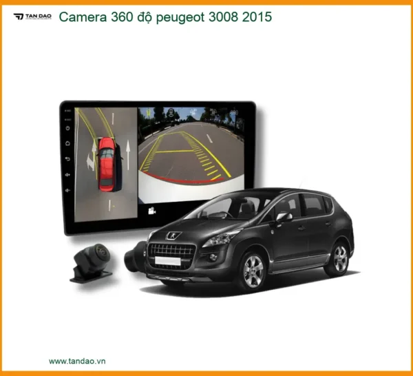 Camera 360 Độ Peugeot 3008 2015 - Trung Tâm Lắp Đặt Uy Tín TPHCM