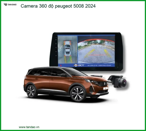 Camera 360 độ Peugeot 5008 2024 - Trung Tâm Lắp Đặt Chính Hãng TPHCM