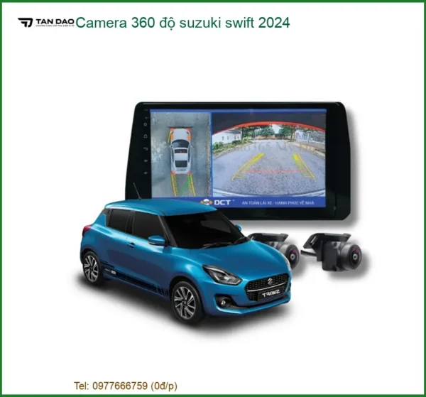 Camera 360 độ Suzuki Swift 2024 - Trung Tâm Chuyên Gắn Camera 360 Uy Tín TPHCM