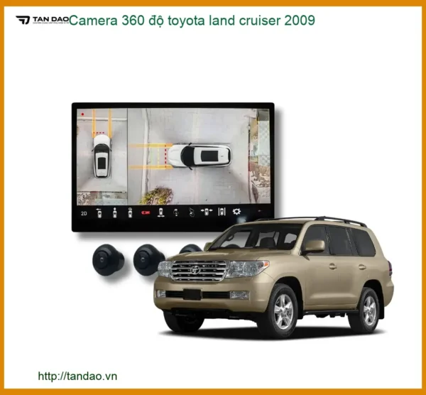 Camera 360 độ Toyota Land Cruiser 2009 - Địa Chỉ Lắp Đặt Chính Hãng TPHCM