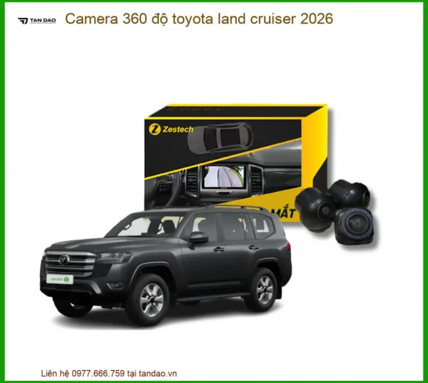 Camera 360 độ Toyota Land Cruiser 2026