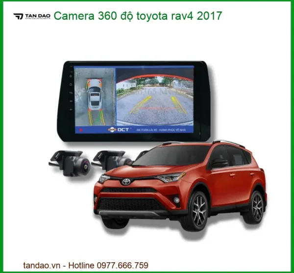 Camera 360 độ Toyota Rav4 2017 - Trung Tâm Lắp Đặt Uy Tín TPHCM