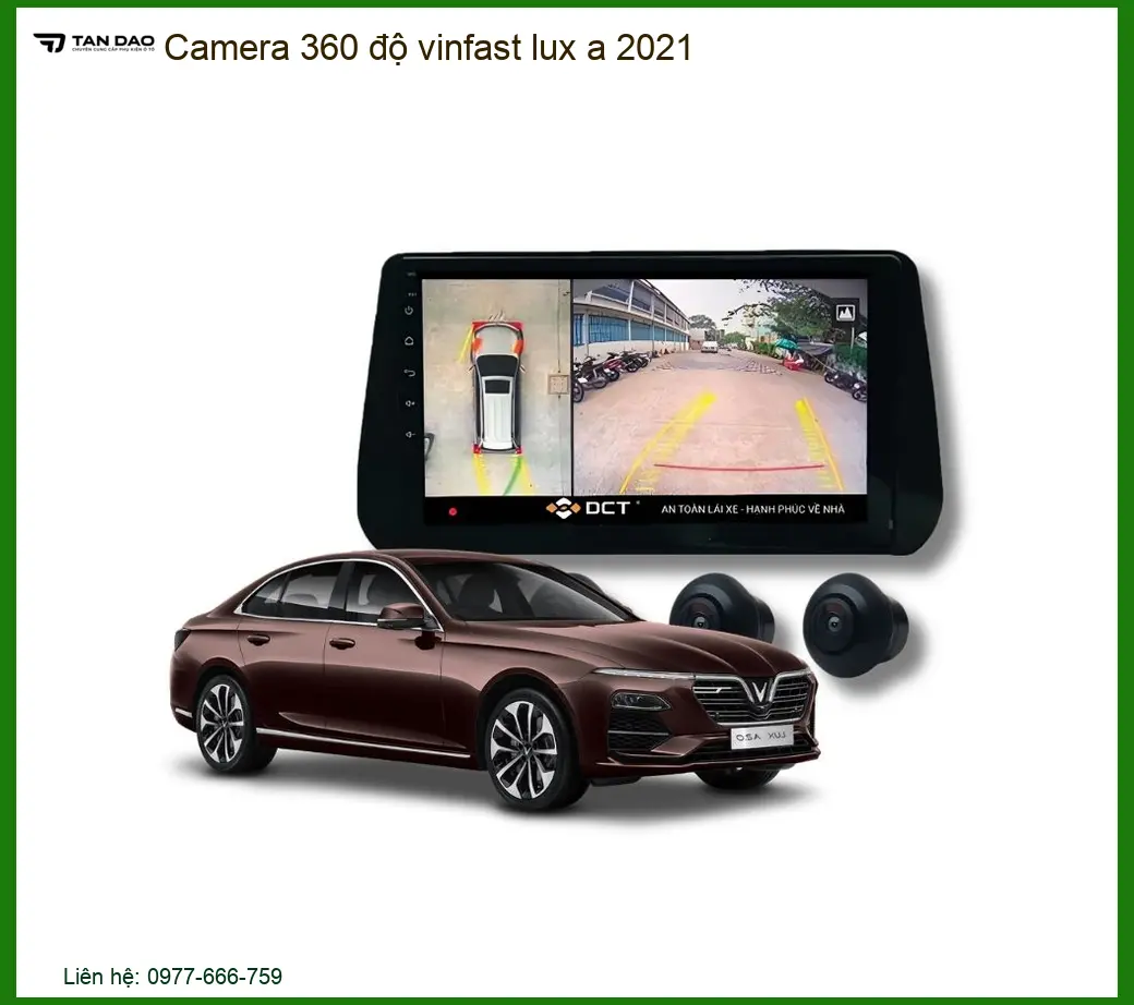 Camera 360 độ Vinfast Lux A 2021 - Địa Chỉ Lắp Đặt Uy Tín TPHCM