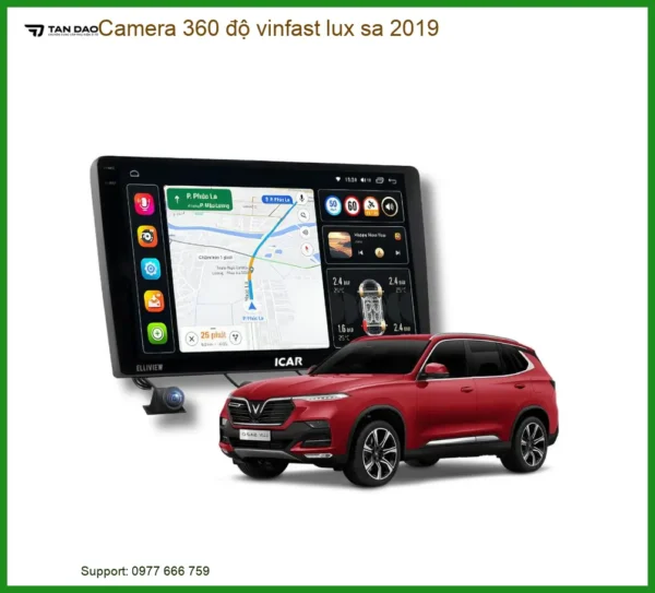 Camera 360 độ Vinfast Lux SA 2019 - Địa Chỉ Lắp Đặt Chính Hãng TPHCM