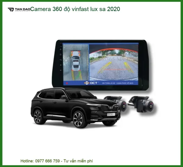 Camera 360 độ Vinfast Lux SA 2020 - Trung Tâm Lắp Đặt Uy Tín TPHCM